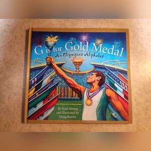 💙 G is for Gold Medal Hardcover Book